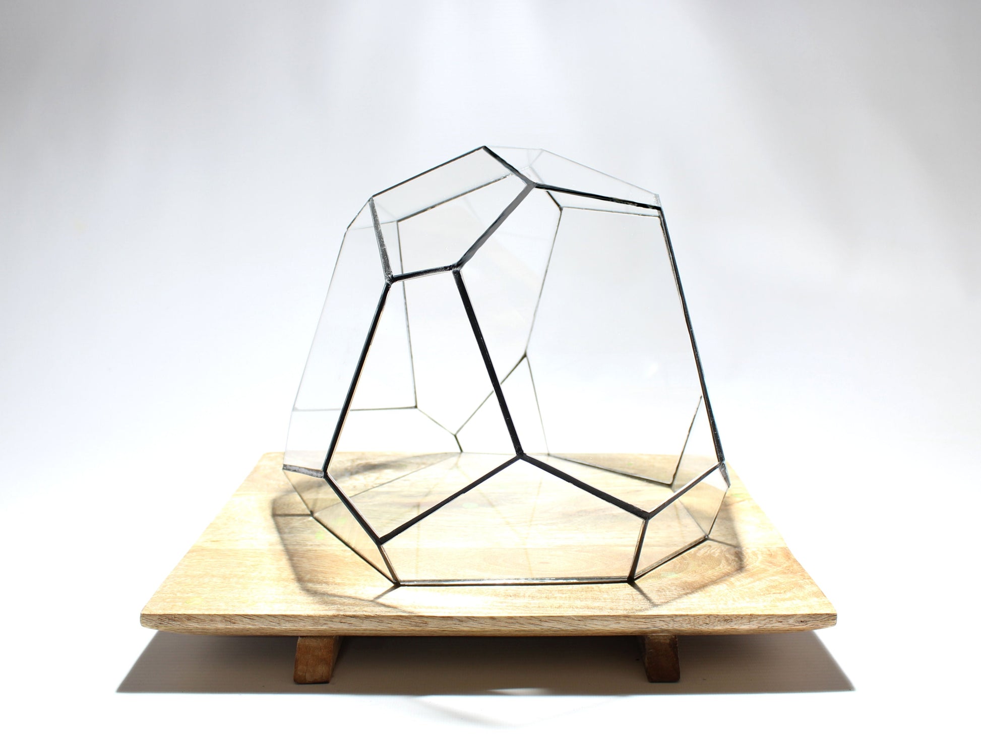 Geometric Terrarium - Torno - Vivarium - ↑ 28 X 26 X 24 Cm (Lxwxh) - Glass 