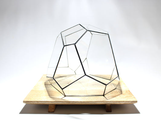 Geometric Terrarium - Torno - Vivarium - ↑ 28 X 26 X 24 Cm (Lxwxh) - Glass 