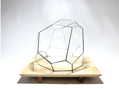 Geometric Terrarium - Torno - Vivarium - ↑ 28 X 26 X 24 Cm (Lxwxh) - Glass 