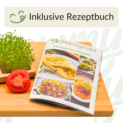 Microgreens Anzuchtset - Echtholz Traum 