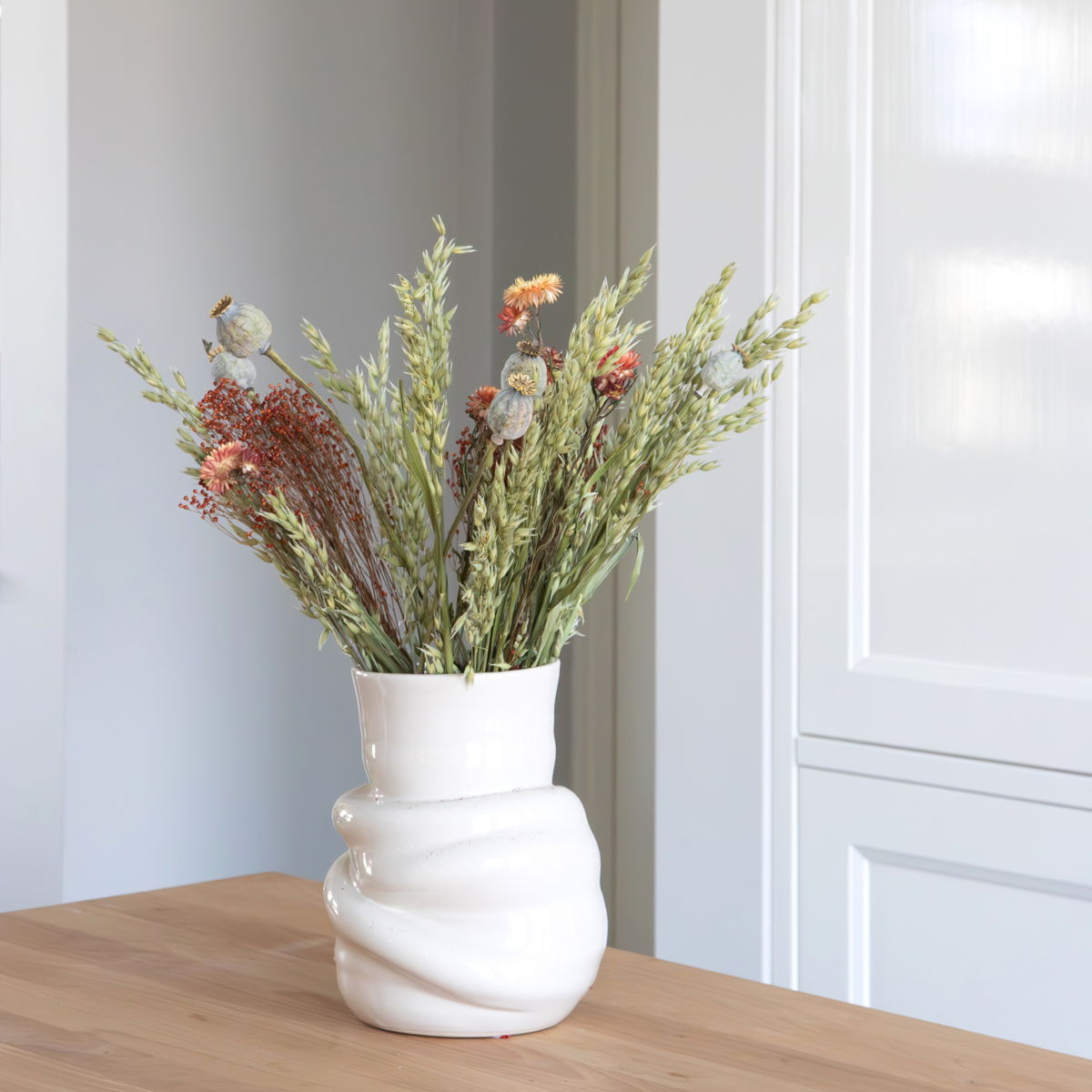 Dried Flowers Blumenstrauß 'Marokkanische Nächte' - Trockenblumen - Höhe 50 Cm 