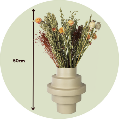 Dried Flowers Blumenstrauß 'Marokkanische Nächte' - Trockenblumen - Höhe 50 Cm 