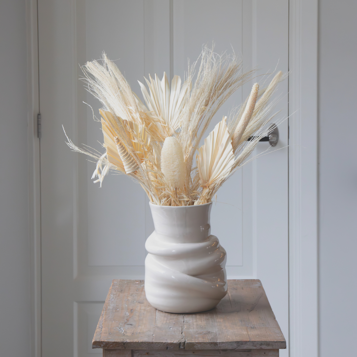 Dried Flowers Strauß Skandinavischer Traum - Trockenblumenstrauß 60Cm 