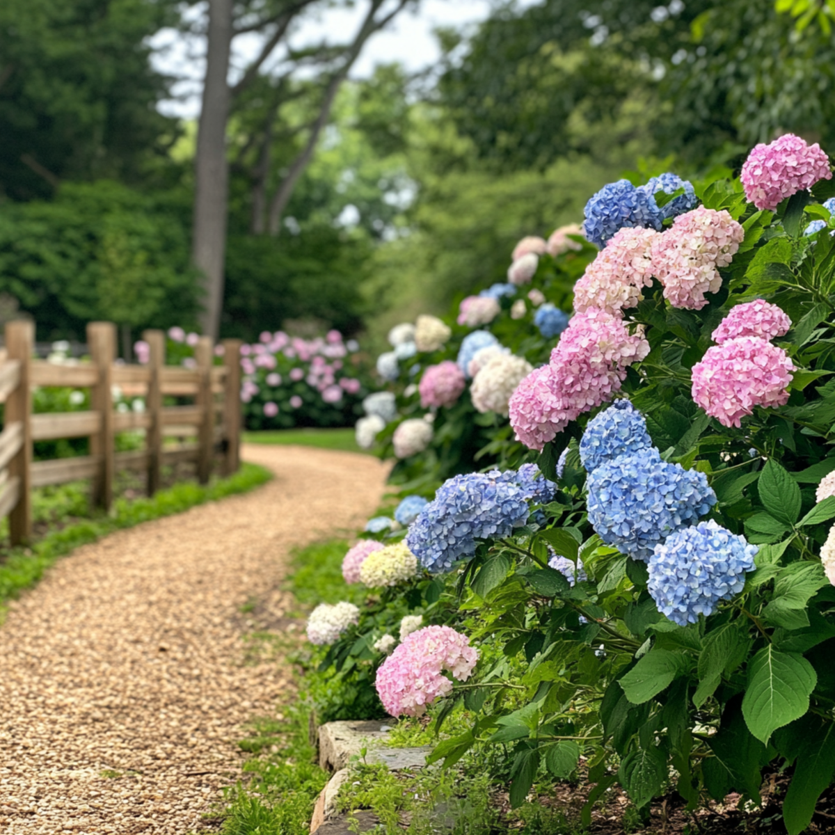 Hydrangea Hortensie - 6 Stk - Hydrangea Macrophylla - Höhe 25-40Cm - ⌀11Cm 