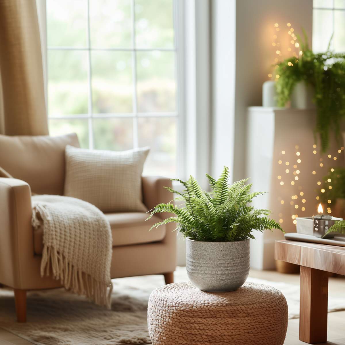 Ferns Knopf-Farn - 2 Stk - Nephrolepis 'Duffii' - Höhe 25-40Cm - ⌀12Cm 