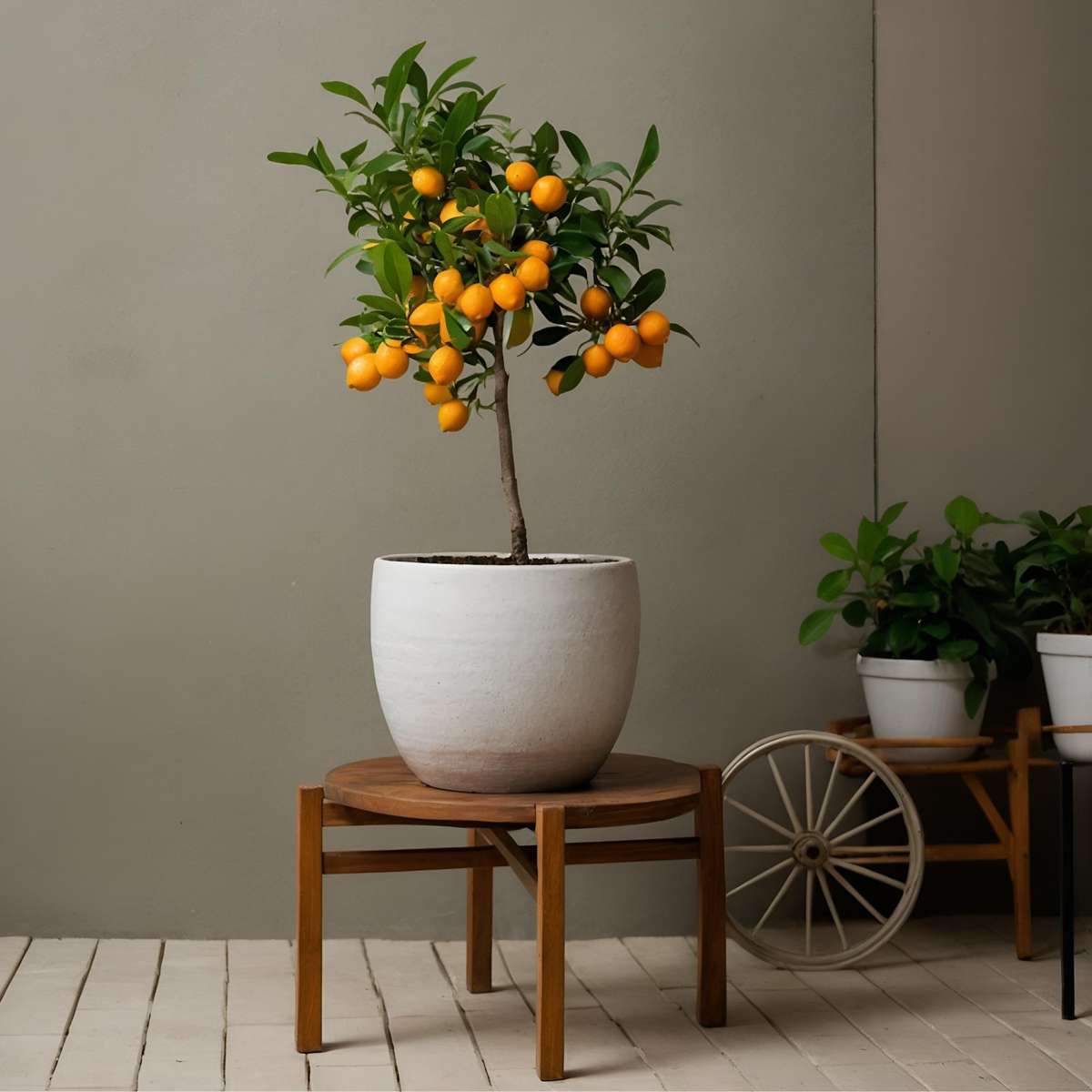 Fruit Trees Orangenbaum - Citrus Mitis 'Calamondin' - Höhe 55-65Cm - ⌀19Cm 