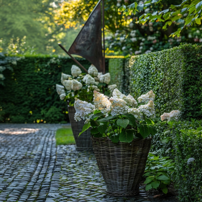 Hydrangea Hortensie - 2 Stk - Hydrangea Paniculata 'Early Harry' - Höhe 25-40Cm - ⌀19Cm 