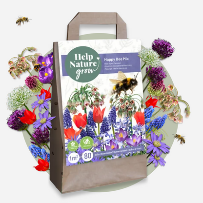 Bulb Mix Glückliche Biene - 80 Stk - Anemon Chionodoxa Muscari Nectar.tulipa - Zwiebeln 