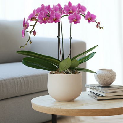 Phalaenopsis Schmetterlingsorchidee - Phalaenopsis Multiflora - Höhe 35-45Cm - ⌀12Cm 