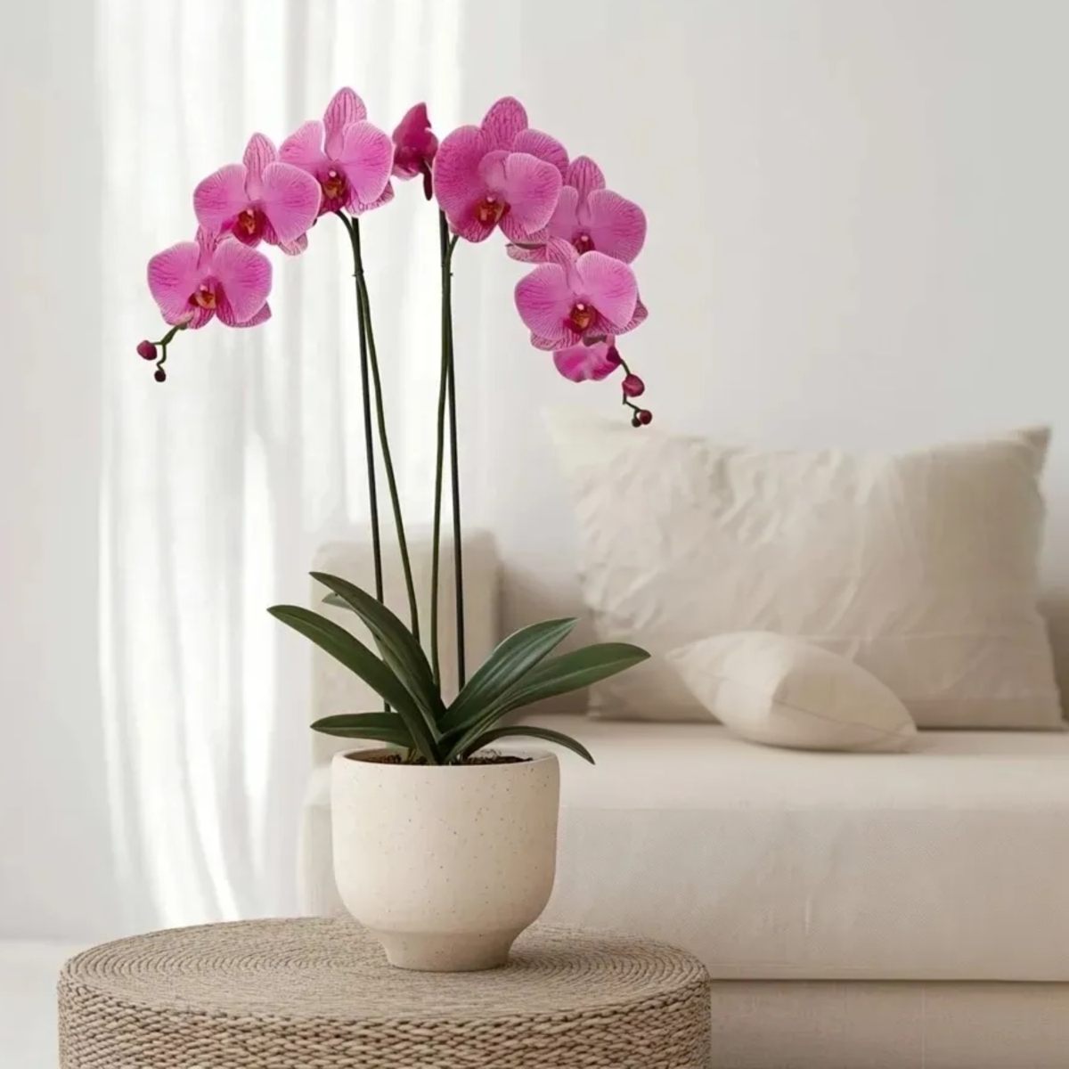 Phalaenopsis Schmetterlingsorchidee - Phalaenopsis - Höhe 50-60Cm - ⌀12Cm 