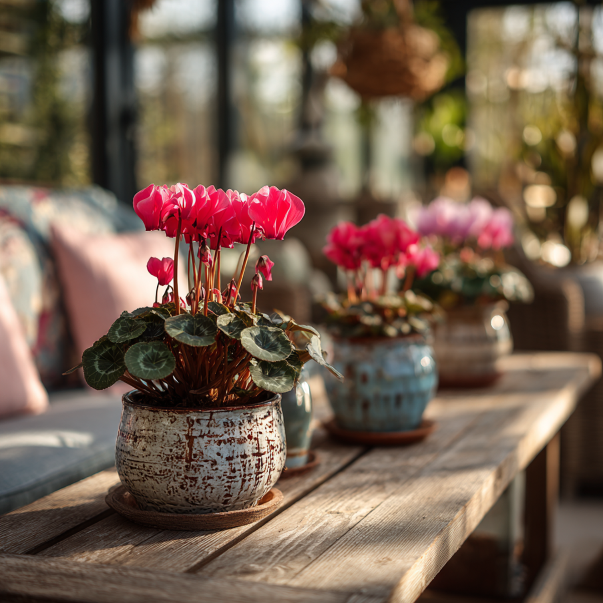 Other Garden Plants Alpenveilchen - 6 Stk - Cyclamen Persicum - Höhe 10-20Cm - ⌀9Cm 