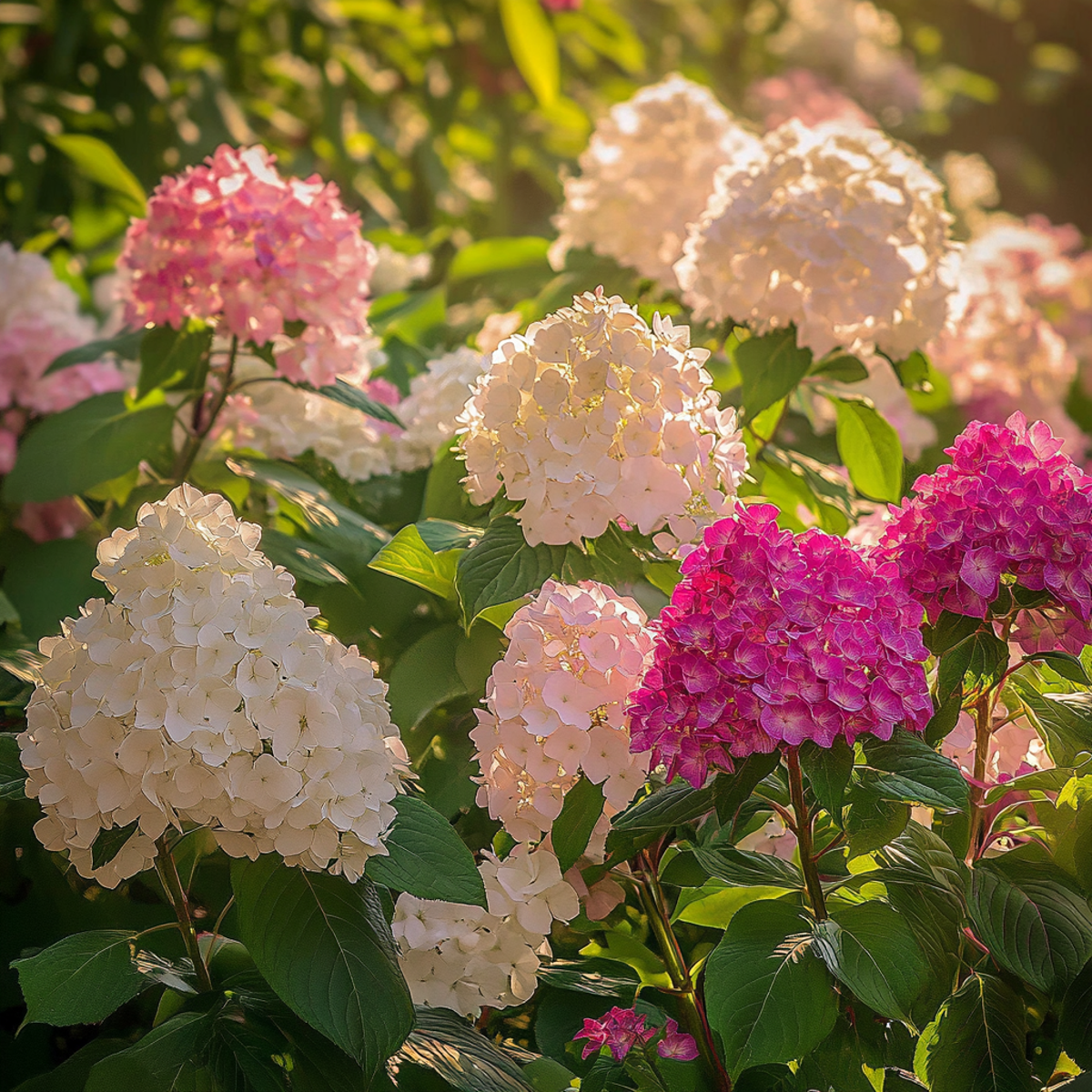 Hydrangea Hortensie - 3 Stk - Hortensia Paniculata - Höhe 25-35Cm - ⌀9Cm 