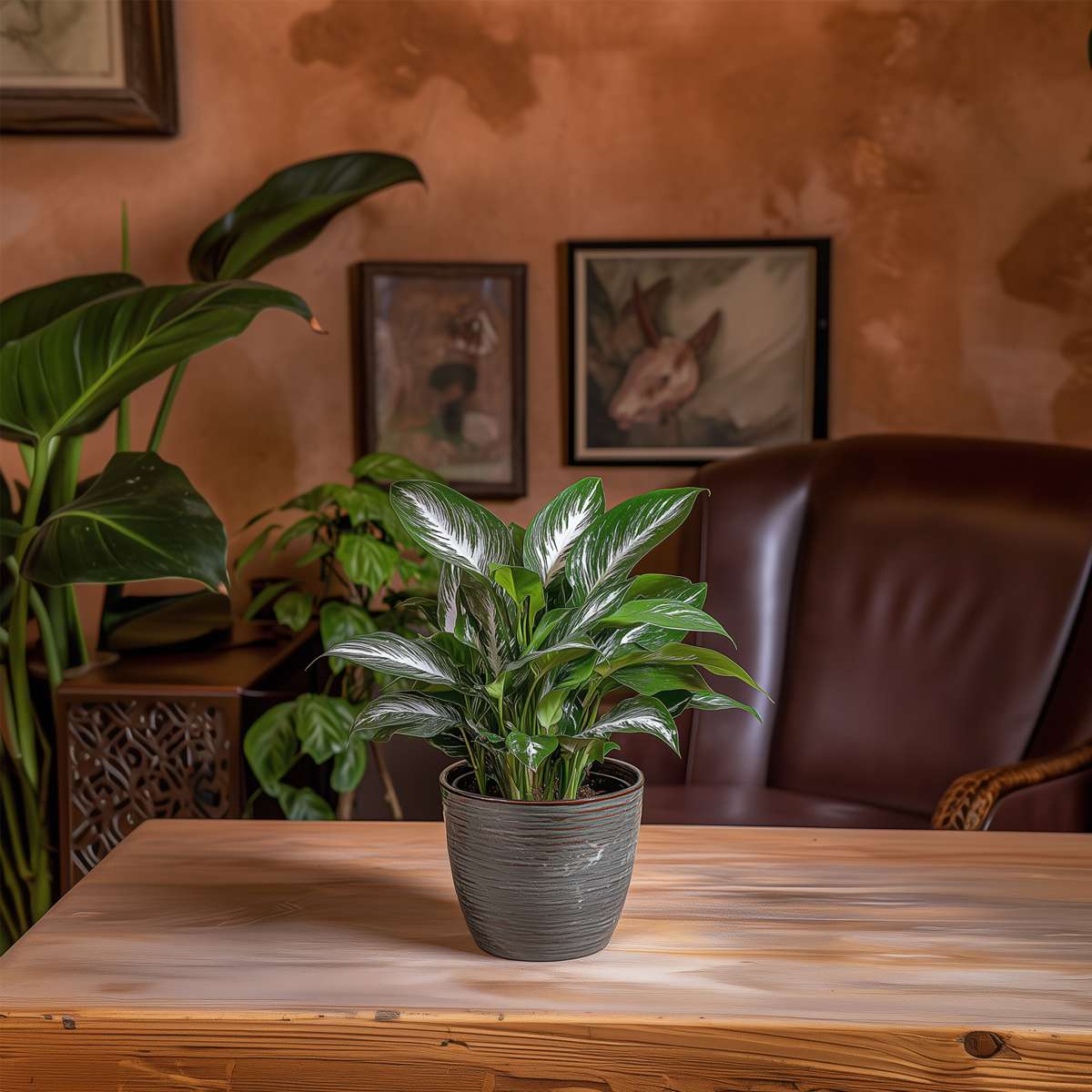 Other Green Houseplants Friedenslilie - Einblatt - 2 Stk - Spathiphyllum Diamond - Höhe 40-50Cm - ⌀12Cm 