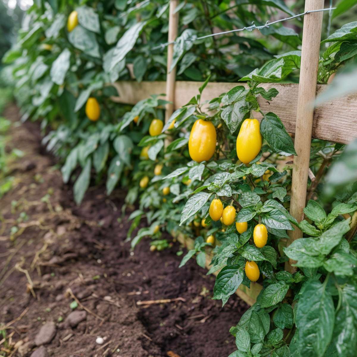 Fruit Trees Melonenbirne - 3 Stk - Solanum Muricatum 'Pepino Gold' - Höhe 25-40Cm - ⌀9Cm 