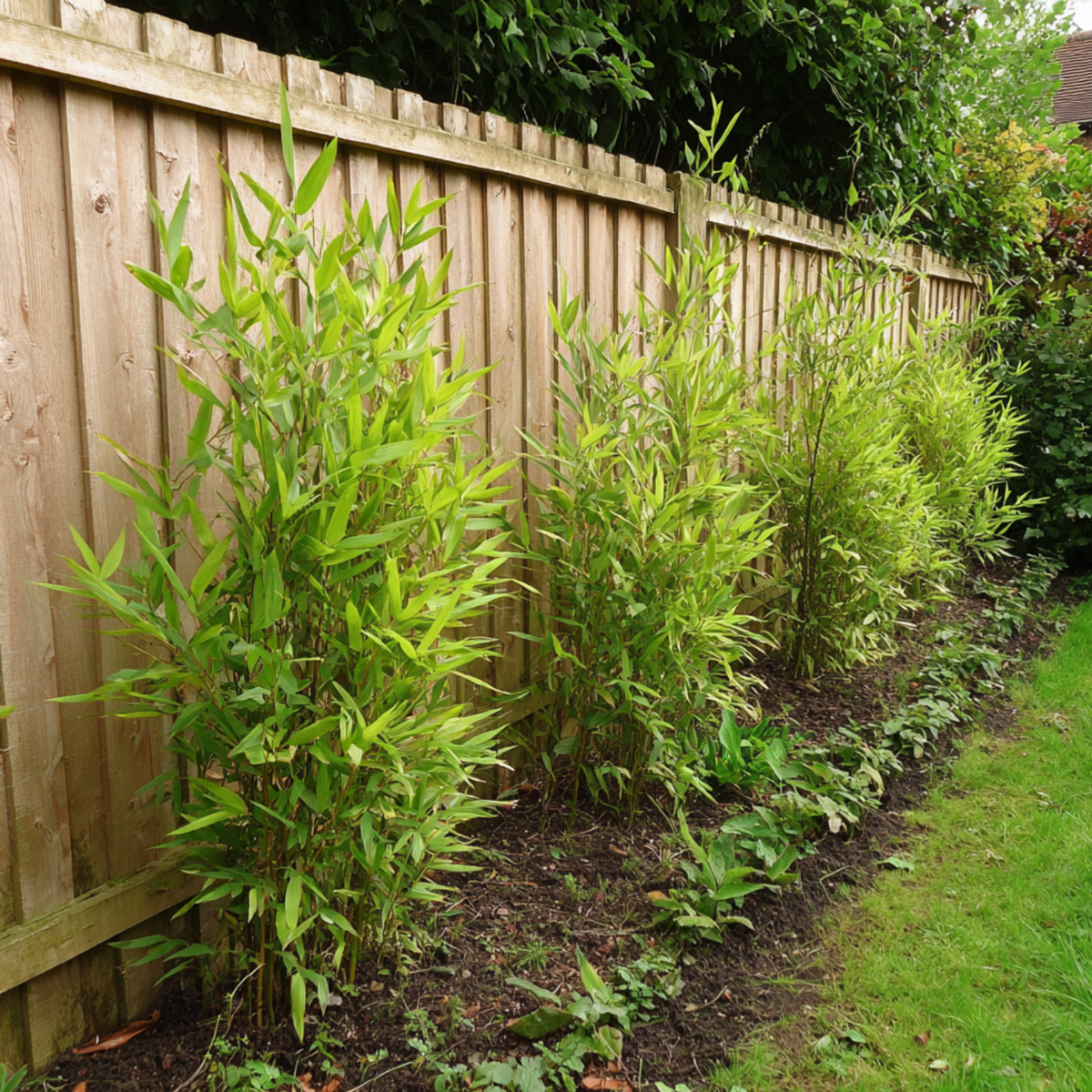 Bamboo Shrubs Bambus - 6 Stk - Fargesia Nitida 'Gansu' - Höhe 50-70Cm - ⌀17Cm 