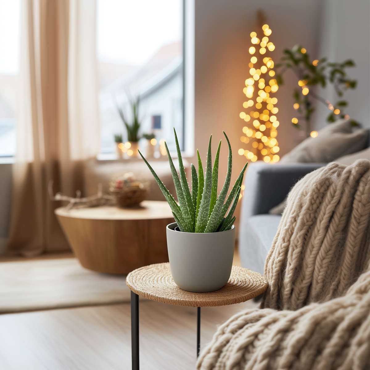 Succulents Aloe Vera - 3 Stk - Aloe Barbadensis - Höhe 25-40Cm - ⌀11Cm 