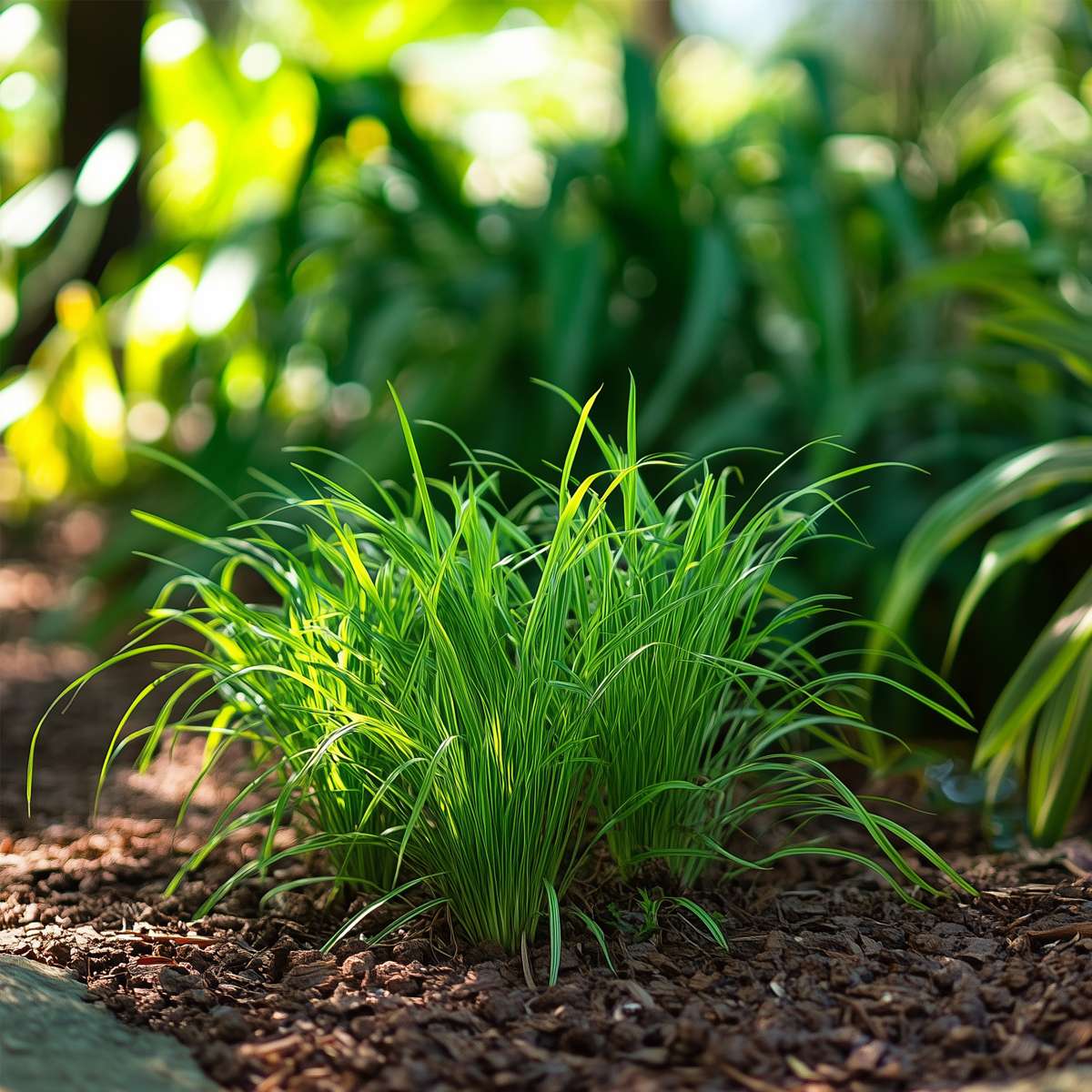 Other Green Houseplants Zyperngras - 4Er Set - Cyperus Katzengras - Höhe 30-40Cm - Topf 12Cm 