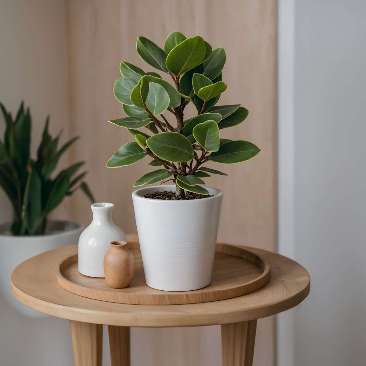 Other Green Houseplants Balsamapfel - 4 Stk - Clusia Rosea 'Princess' - Höhe 25-35Cm - ⌀12Cm 