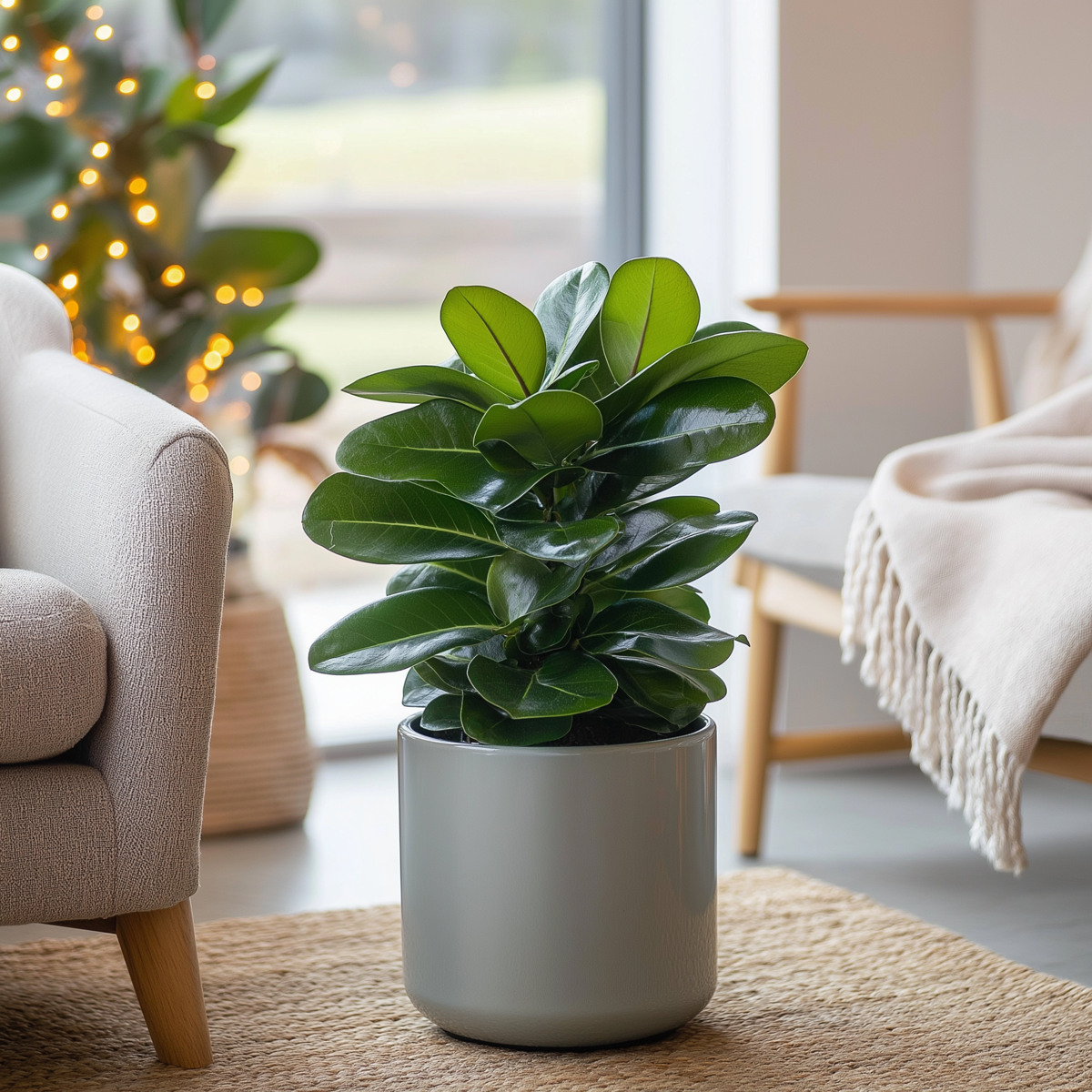 Other Green Houseplants Balsamapfel - 4 Stk - Clusia Rosea 'Princess' - Höhe 25-35Cm - ⌀12Cm 