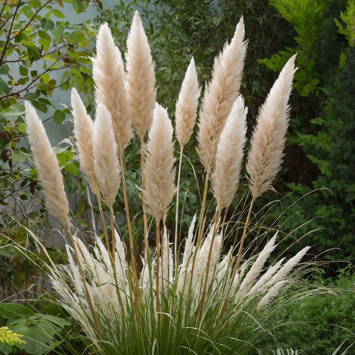 Ornamental Grasses Pampasgräser - 3 Stk - Cortaderia Selloana - Höhe 25-40Cm - ⌀9Cm 