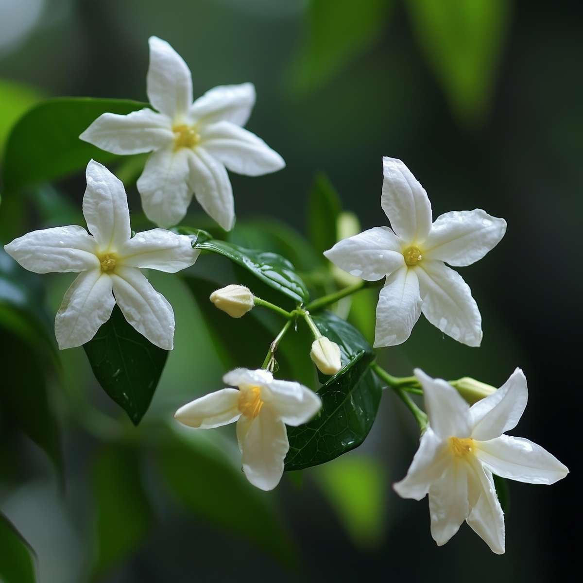 Climbers Jasmin - 6 Stk - Jasminum 'Officinale'  - Höhe 25-40Cm - ⌀9Cm 