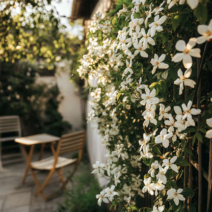 Climbers Jasmin - 6 Stk - Jasminum 'Officinale'  - Höhe 25-40Cm - ⌀9Cm 