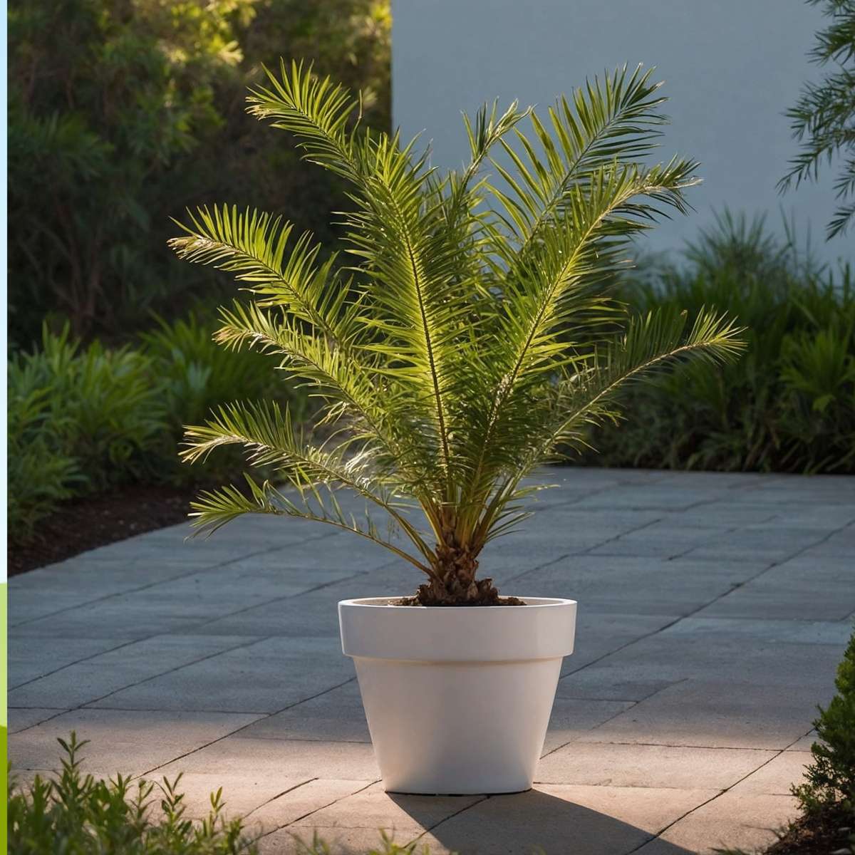 Garden Palms Gartenpalmen - 3 Stk - Phoenix,Chamaerops,Washingtonia - Höhe 50-70Cm - ⌀15Cm 