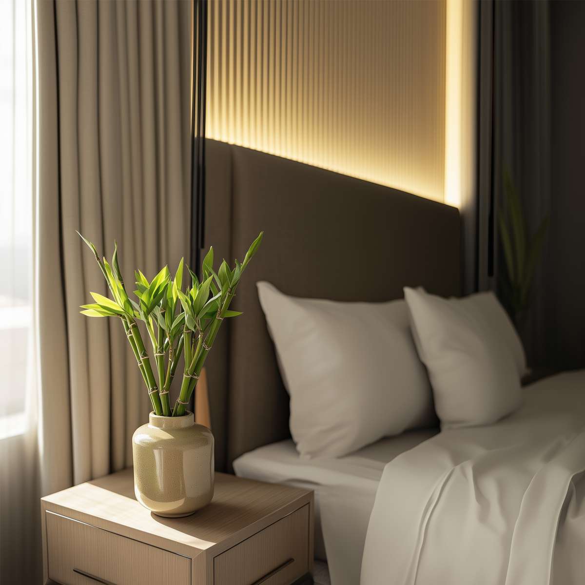 Dracaena Glücksbambus - 12 Stk - Dracaena Sanderiana - Höhe 40-50Cm - ⌀2Cm 