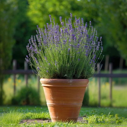 Lavender Lavendelpflanzen - 12 Stk - Lavandula Angustifolia - Höhe 10-15Cm - ⌀11Cm 