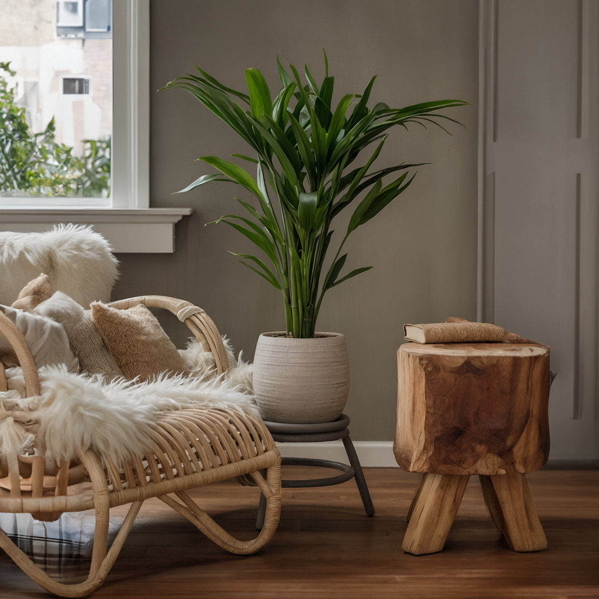 Indoor Palms Kentia Palme - 2 Stk - Howea Forsteriana - Höhe 90-100Cm - ⌀18Cm 