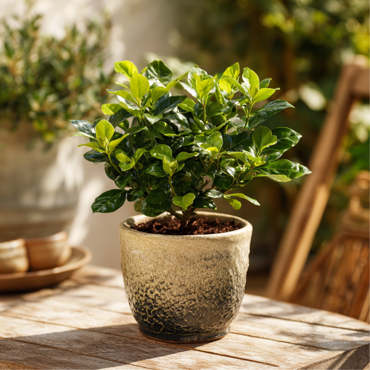 Blooming Houseplants Gardenie - 2 Stk - Gardenia Jasminoides - Höhe 20-30Cm - ⌀13Cm 