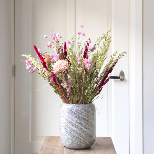 Dried Flowers Blumenstrauß 'Trendy Lucky Love' - Getrocknete Blumen - Höhe 55Cm 