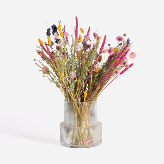 Dried Flowers Blumenstrauß 'Trendy Vibrant' - Getrocknete Blumen - Höhe 55Cm 