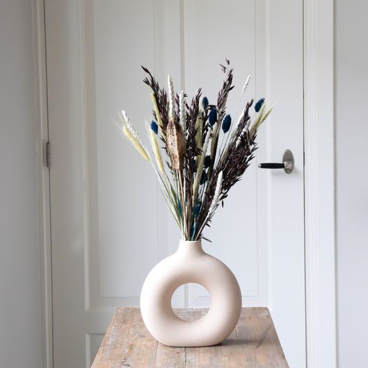 Dried Flowers Blumenstrauß 'Ocean Breeze' - Getrocknete Blumen - Höhe 35Cm 