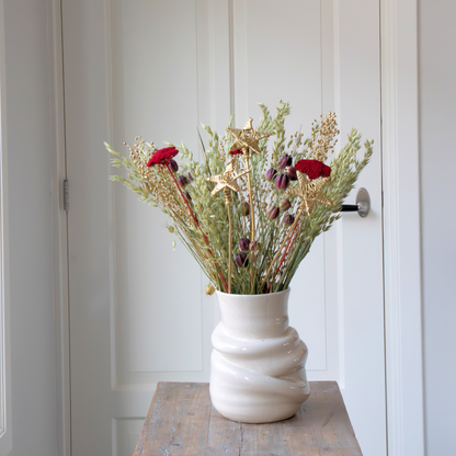 Dried Flowers Blumenstrauß 'Trendy Lumi' - Getrocknete Blumen - Höhe 55Cm 