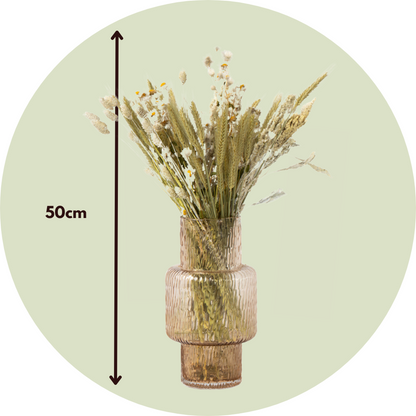 Dried Flowers Blumenstrauß 'Helsinki' - Getrocknete Blumen - Höhe 50Cm 