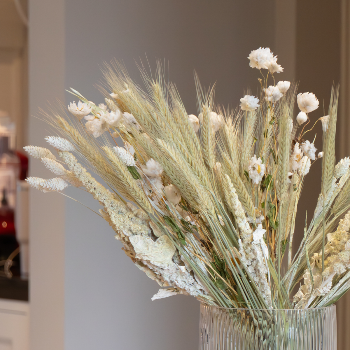 Dried Flowers Blumenstrauß 'Helsinki' - Getrocknete Blumen - Höhe 50Cm 