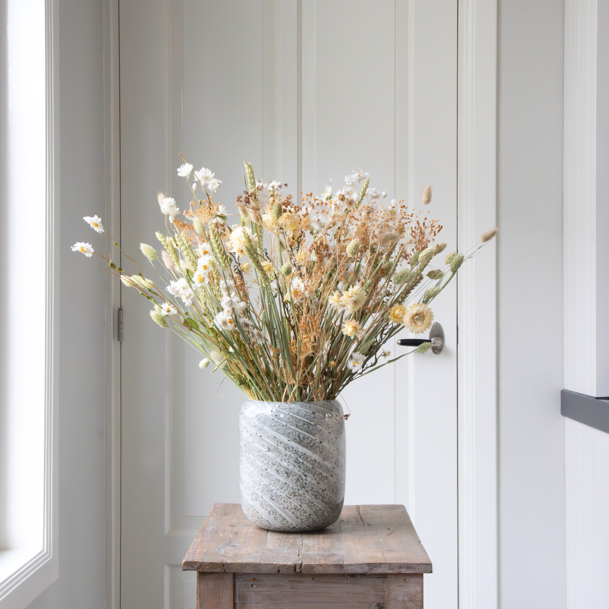 Dried Flowers Blumenstrauß 'Anita' - Getrocknete Blumen - Höhe 55Cm 