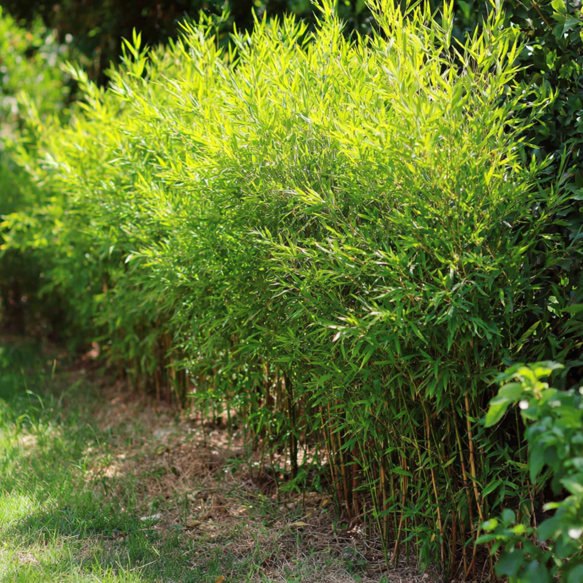 Bamboo Shrubs Bambus - Fargesia Nitida 'Gansu' - Höhe 50-70Cm - Topf 17Cm 