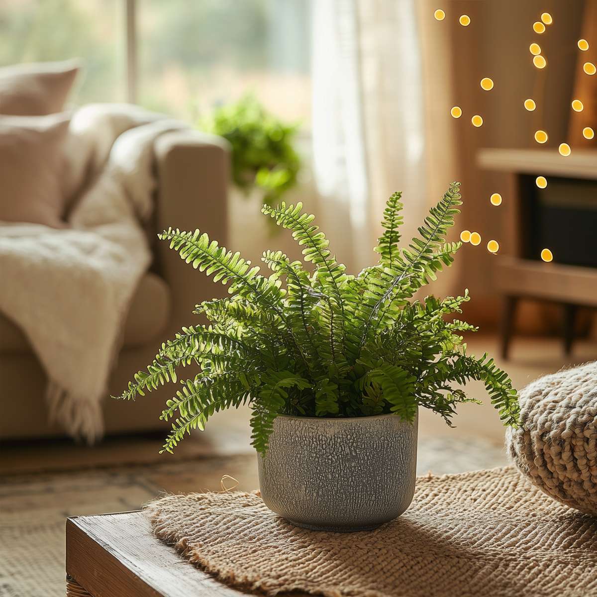 Ferns Knopf-Farn - Nephrolepis Duffii - Höhe 25-40Cm - Pot 12Cm 