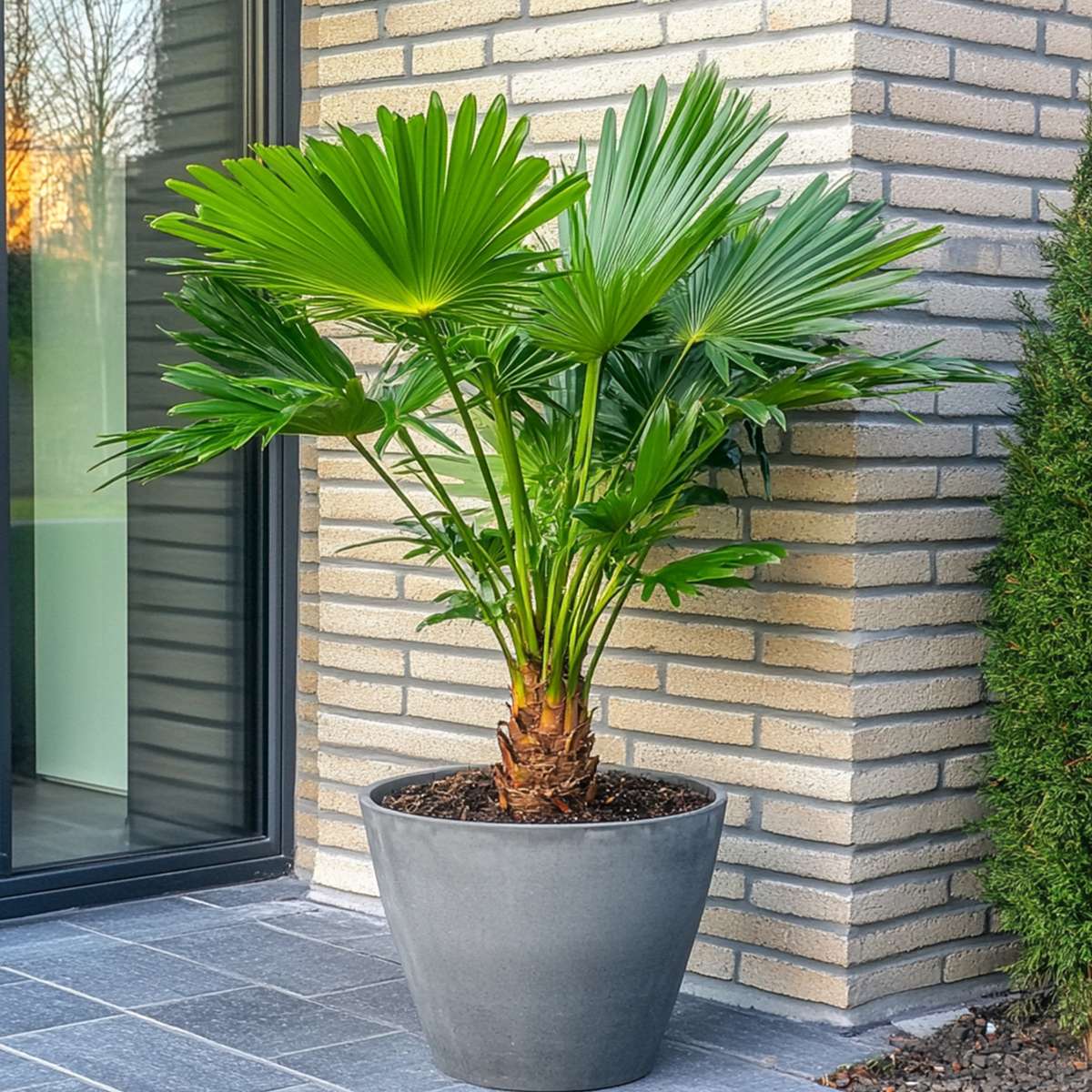 Other Garden Plants Bergpalme - Chamaerops Humilis - Höhe 70-80Cm - ⌀21Cm 