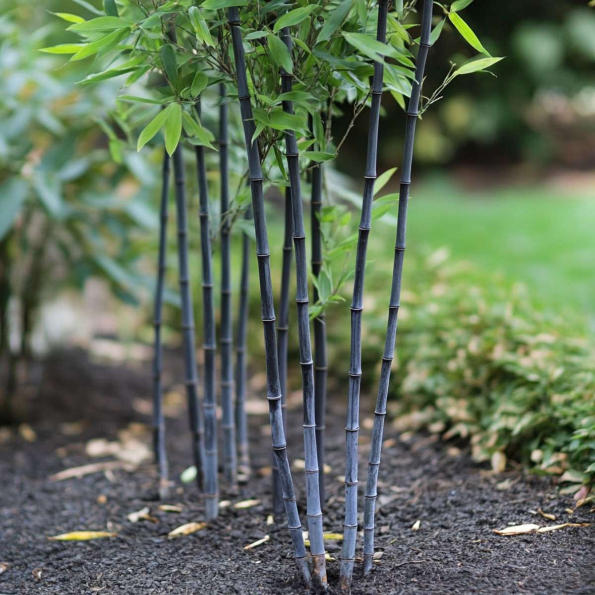 Bamboo Shrubs Bambus - 2 Stk - Fargesia Papyrifera 'Blue Dragon' - Höhe 30-40Cm - ⌀13Cm 