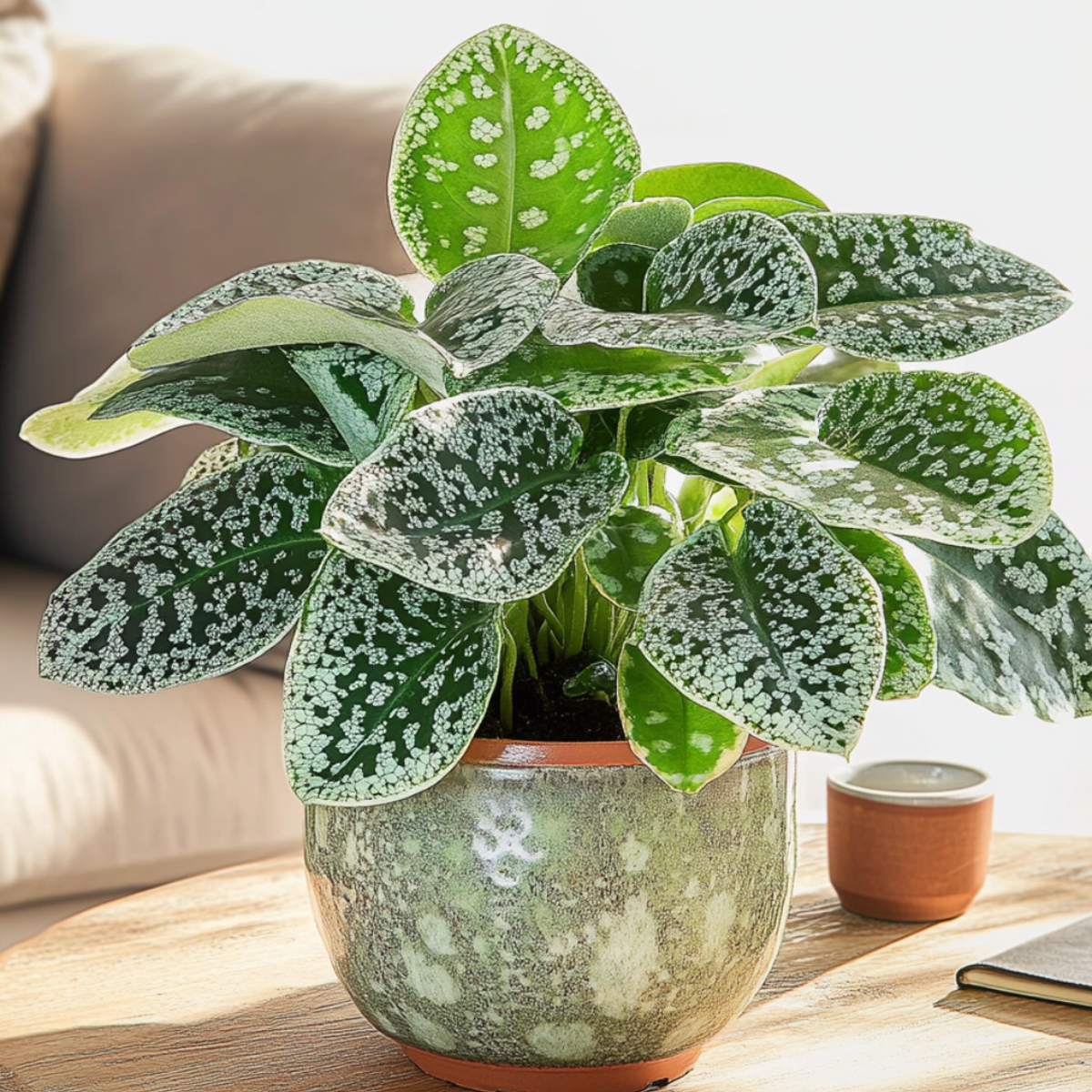 Other Green Houseplants Drehfrucht - 2Er-Set - Streptocarpus 'Pretty Turtle' - Höhe 25-35Cm - ⌀13Cm 