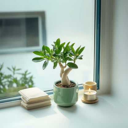 Blooming Houseplants Wüstenrose - 2 Stk - Adenium Obesum - Höhe 25-40Cm - ⌀11Cm 