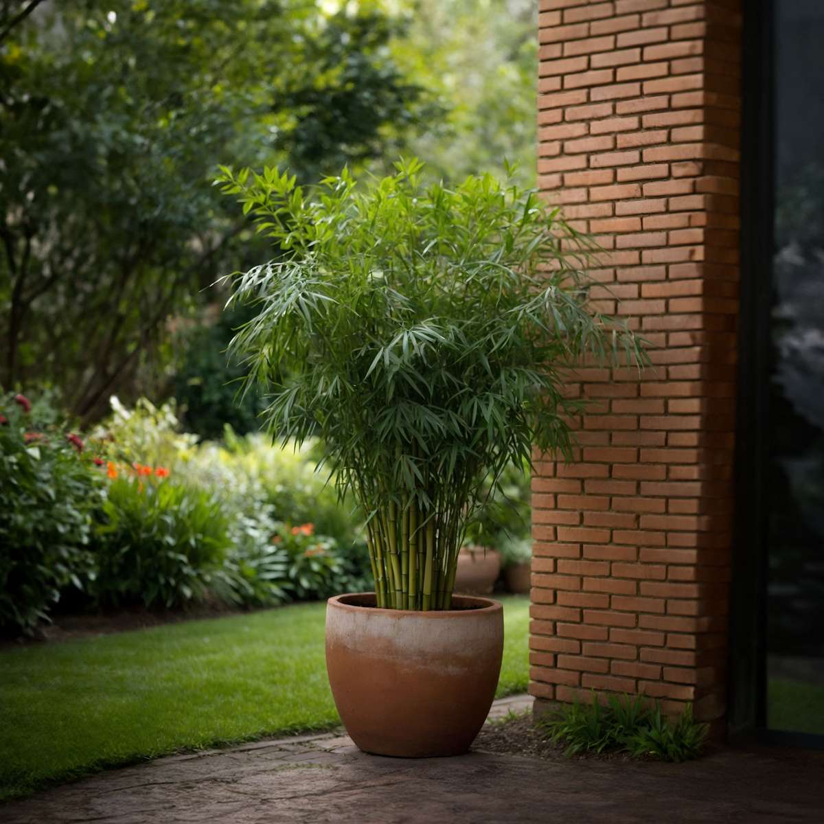 Bamboo Shrubs Bambus - 6 Stk - Fargesia Rufa - Höhe 25-40Cm - ⌀13Cm 