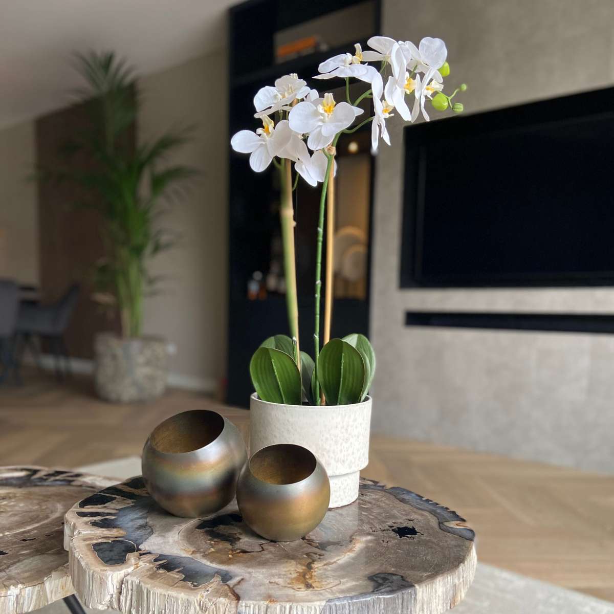 Artificial Plants Künstliche Phalaenopsis-Orchidee – Höhe 55Cm 