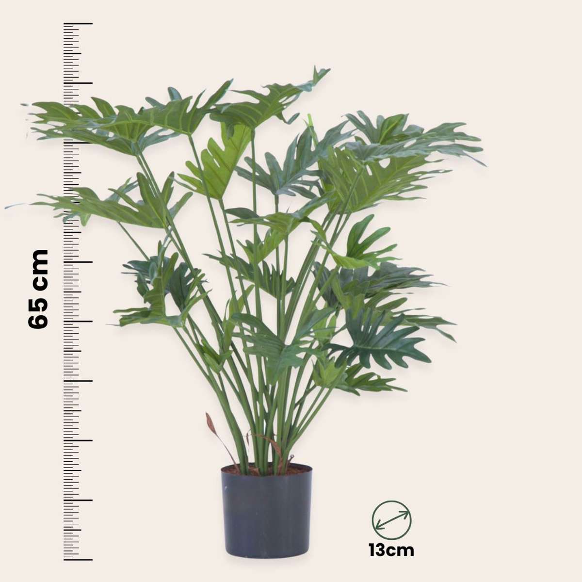 Artificial Plants Künstlicher Philodendron „Selloum“ – Höhe 65Cm 