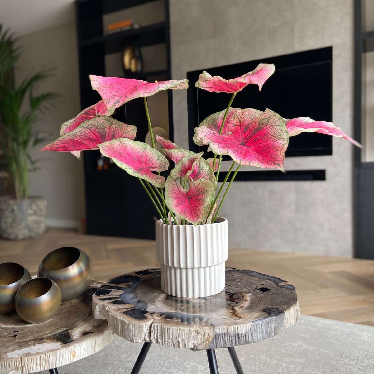 Artificial Plants Künstliche Caladium – Höhe 60Cm 