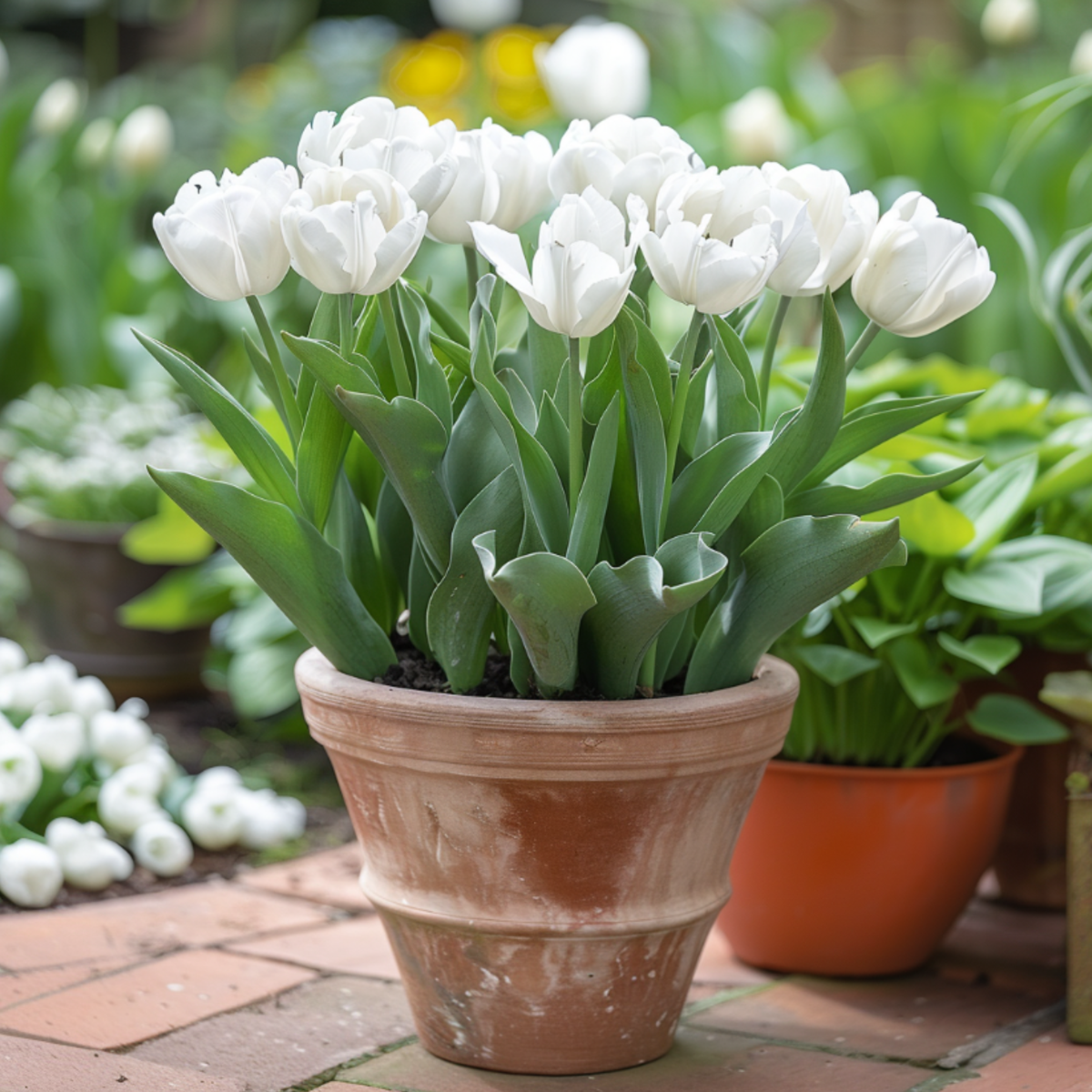 Tulip Tulpenzwiebeln - 14 Stk - Tulipa 'Mondial' - Blumenzwiebeln - Mehrfarbig 