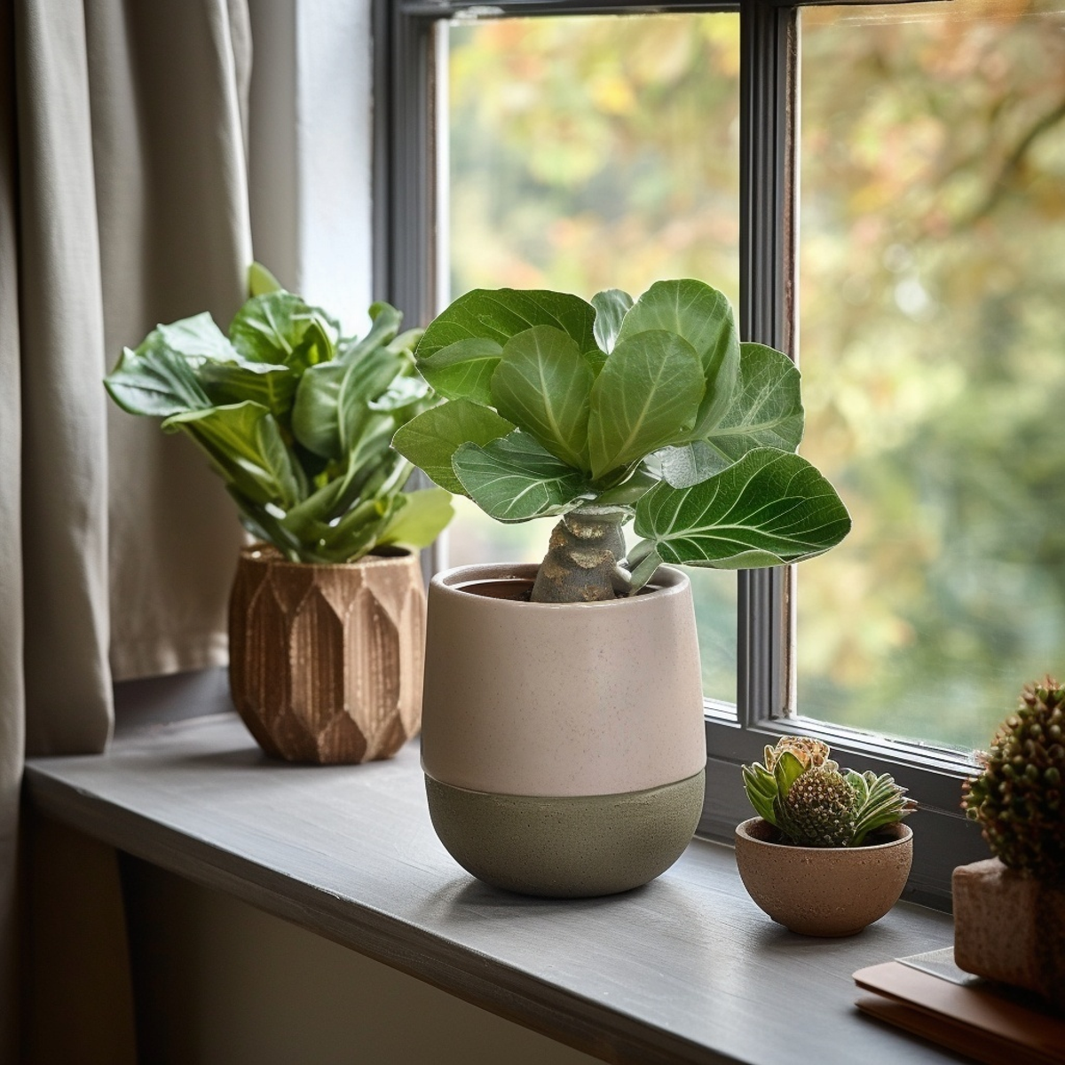 Blooming Houseplants Hawaii-Palme - Brighamia Insignis - Höhe 25-35Cm - Topf 12Cm 